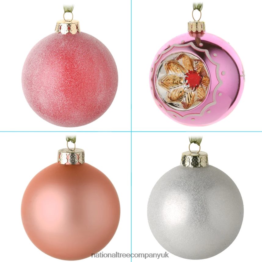 decoration | National Tree Company 20-Piece Christmas Tree Ornament Set Be Merry Collection F2L4F531